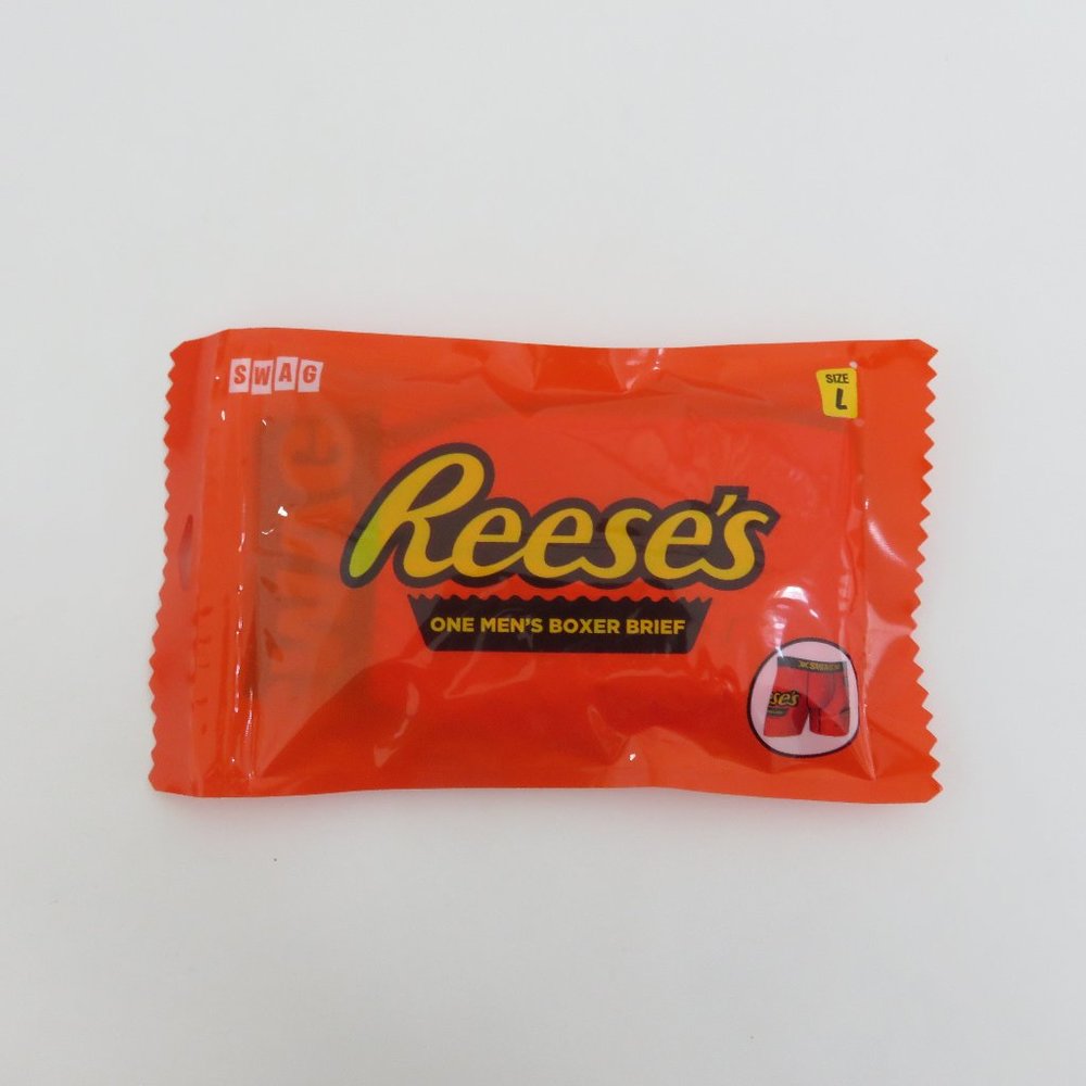 (#O) Hershey’s Reese’s Peanut Butter Cup Swag Boxer Briefs Underwear Gift Men's
